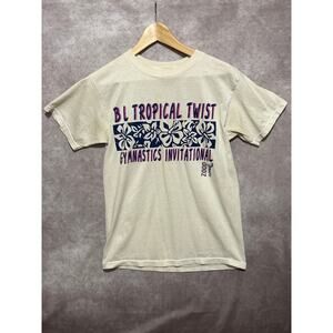 VINTAGE 2000 BL Tropical Twist Gymnastic Invitational T-Shirt size M